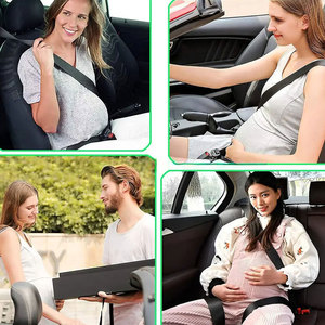 SUNNUO Safeguard, Cojín Ajustador de Cinturón de Seguridad para Asiento de Coche para Bebés, Fundas de Asiento de Coche para Maternidad - Product Image 2