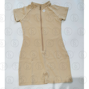 2026 Striped Design <strong>Romper</strong> Summer <strong>Shorts</strong> Sets Women Polo Collar 5 Point Bell Sleeve <strong>Shorts</strong> Striped One-Piece Outfit Custom Logo - Product Image 5