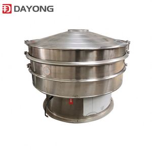 Tamis vibrant rotatif 304 en acier inoxydable haute capacité pour poudre d'épices 0-200 maille haute efficacité de criblage nouvel état - Product Image 2