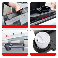 Nouveauté 2026 : Table de Voiture Pliante Multifonctionnelle de Haute Qualité, Ajustable, Portable, avec Organisateur et Porte-Gobelet