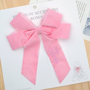 <span class=keywords><strong>Gordon</strong></span> Retail Packing - Pinzas de Pelo de Terciopelo de Primera Calidad para Niñas, Lazos para Cola de Caballo, Accesorios para el Cabello, Pinzas Metálicas - Product Image 5