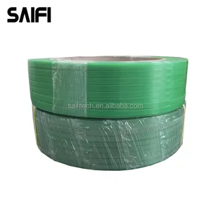 Polyester Plastic Strapping Machine Packing Automatic Green Polyester Plastic Pet Strapping Roll For Used Clothes Bales