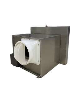 <span class=keywords><strong>Hotte</strong></span> aspirante électrique mini pour usage domestique, montage mural, acier inoxydable, lumière LED, faible bruit, évacuation ventilée, tailles 18 et 27 pouces - Product Image 6