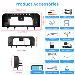 Cadre stéréo de voiture Android Podofo 12.3 pouces pour Honda CRV 2023 sans fil Carplay Android Auto GPS Wifi FM RDS IPS écran tactile - Product Image 6