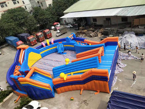 Aire de jeux pour parc aquatique gonflable <span class=keywords><strong>commercial</strong></span> pour enfants Lilytoys Giant avec piscine - Product Image 3