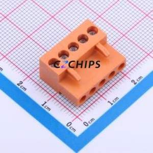 JL396-39605O01 Plug-in Terminal Block P=3.96mm Connector ( Connector Type: Plug )( Construction: 1x5P )( Pitch: 3.96mm ) - Product Image 1