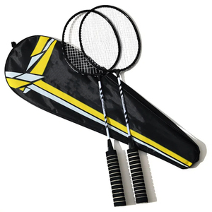Vente directe du fabricant, raquette de <span class=keywords><strong>badminton</strong></span> authentique en fibre de carbone, double éponge, poignée multicolores, amateur, junior, remplacement de cheveux - Product Image 2