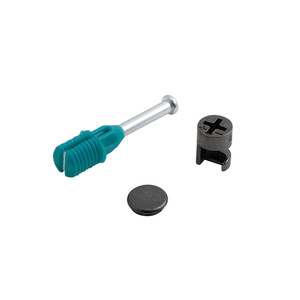 Shengshimingxin 8mm 3-In-1 Connector <b>Plastic</b> Zinc Alloy Quick Assembly Furniture Hardware Invisible Eccentric <b>Wheel</b> - Product Image 1