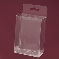 Caja de Embalaje de Plástico PET Transparente Impresa Personalizada, Caja de Regalo de Plástico PVC Plegable Transparente de Lujo Reciclable