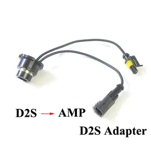 DMEX למעלה איכות D2S D2R D2C D4S HID קסנון נטל עבור נורות חיווט לרתום AMP ממסר חוטי כבל בסיס מתאמים שקעי מחזיקי