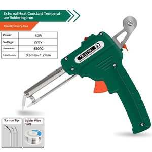 Pistolet à souder électrique réglable haute puissance, poignée pistolet, distribution automatique de <span class=keywords><strong>soudure</strong></span>, pistolet portable en forme de pistolet pour réparation et soudage (60W) - Product Image 6