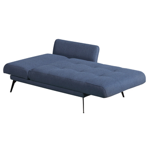 Sofá <span class=keywords><strong>Cama</strong></span> Convertible 2 en 1 de Tela Acolchada con Respaldo Ajustable para Sala de Estar y Habitación de Invitados - Product Image 3