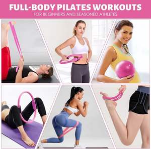 Set de Anillos de Pilates Ecológicos para Principiantes, Idea de Regalo para Fitness, Banda de Resistencia, Círculo de Pilates, Pelota de Yoga, Kit de Accesorios Todo en Uno - Product Image 4