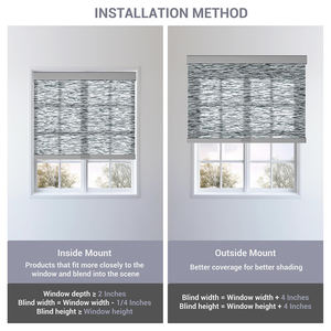 ظلال بكرة ZHENPIN لاسلكية للنوافذ مع غطاء كاسيت ألومنيوم ستائر تعتيم أقمشة العزل الحراري - Product Image 3