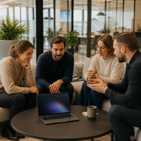 Nouvel ordinateur portable de gestion informatique d'entreprise de 14 pouces, AMD Ryzen 5 5500U, 16 Go de RAM, 512 Go de SSD, Windows 11 Business Notebook