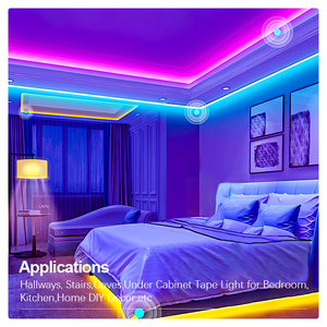 ไฟแถบ LED RGB COB ความสว่างสูง 630LED/เมตร แบบเปล่งแสงด้านข้าง DC12/24V 9.6W/เมตร IP20/IP65 กันน้ำ สำหรับตกแต่งภายนอกอาคาร - Product Image 5