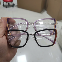 Monture optique en acétate de haute qualité pour jeunes, monture de lunettes tendance pour femmes, grande taille, en acétate, vente chaude