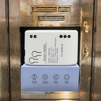 Interrupteur intelligent Wi-Fi Tuya 1 canal pour porte de garage et rideau, en plastique, AC 7-32V, télécommande sans fil, moule privé, fabriqué en Chine