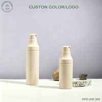 Fabricant de flacons cosmétiques à pompe double tube deux-en-un en PP de 200 ml et 300 ml en gros