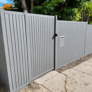Vertical Aluminum Privacy Slat Gate Powder Coated Outdoor Divider for Modern Garden Landscape and Residential Projects - Product Image 1