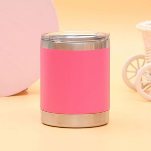 Bulk Order 10oz Metal Car Tumbler Inner 304 Outer 201 Stainless Steel Short Coffee Cup Factory Wholesale Price - Product Image 1