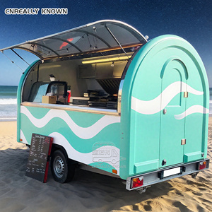 OEM Kiosk Outdoor Truck Stall Shop Ice Cream Cart With Wheels Convenient Mobile Food Trailer Fully Equipped Europe Standard - Product Image 6