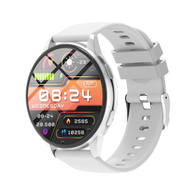 1.43 Inch Round Screen Business SmartWatch T10 Weather Sleep Monitoring Call Reminder Waterproof Health Smart Watch for Men