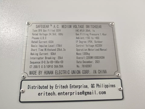 สวิตช์เกียร์ไฟฟ้าแรงสูง-กลาง 24KV ตู้สวิตช์หลัก SF6 RMU ริงยูนิต CCVV 20kv ริงเมนยูนิต CCVV - Product Image 4