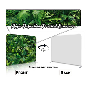 Banner Curvo Impreso Personalizado de Tela Tensada de Rápida Instalación, Fondo Portátil Tipo Funda de Almohada para Promoción en Ferias Comerciales - Product Image 6
