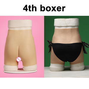 Crossdresser Silicone Faux Vagin Pantalon Chatte Réaliste Culotte Sexy Hommes À Femmes Mémoires Sissy Ladyboy Shemale Drag Queen - Product Image 2