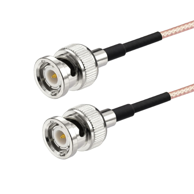 BNC Male to Male RG316 Coaxial Cable Assembly 50 Ohm RF Jumper for Test Equipment Wireless Communication Antenna System