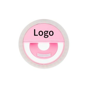 Anillo de Luz LED Recargable con Logotipo Personalizado Serigrafiado para Selfies con Celular - Product Image 1