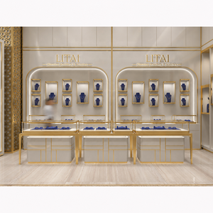 Conception d'aménagement intérieur de bijouterie de style arabe avec vitrines de bijoux haut de gamme - Product Image 4