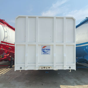 รถกึ่งพ่วงเหล็กกล้าความแข็งแรงสูง กาโอหลาน ประตูท้ายแบบถอดได้ ขาไฮดรอลิกยกได้ ยาว ยืดหยุ่น ใช้สำหรับขนถ่ายสินค้า - Product Image 1