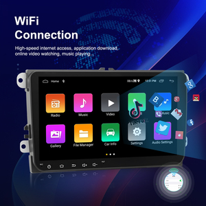 Podofo 9 ''<span class=keywords><strong>android</strong></span> đài phát thanh xe 1 + 32G/2 + 64G Carplay <span class=keywords><strong>Android</strong></span> Auto Car Stereo với GPS Wifi FM RDS cho VW/Skoda/Seat/Passat/Golf - Product Image 3