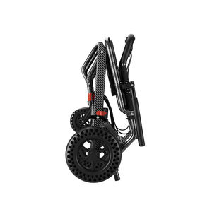 Silla de ruedas de acero de aluminio plegable Manual portátil con orinal equipo médico personas mayores con discapacidad propósito de rehabilitación - Product Image 2