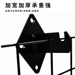 Ousheng Wall <b>Mount</b> Hooks Black White Square Rhombus Metal Kitchen Bracket Minimalist Style - Product Image 3