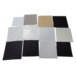 Patins en caoutchouc silicone autocollants antidérapants, points adhésifs transparents pour la protection des meubles - Product Image 1