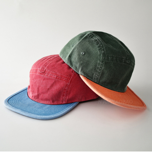 Nouvelle casquette trucker unisexe style hip-hop industriel, rétro japonais, en PVC, avec panneau lumineux bicolore et bordure plate, pour hommes et femmes - Product Image 1