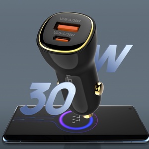LDNIO C103 Fast Car <strong>Charger</strong> USB C Car <strong>Charger</strong> Fast Charge 2 Cables and USB Port Car <strong>Charger</strong> Adapter - Product Image 1