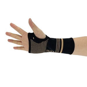 Manchon de compression personnalisé avec logo, infusé au cuivre - Soutien antimicrobien pour genou, poignet, cheville, coude, soulagement de la douleur arthritique, idéal pour la gym - Product Image 4