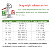 Feng Gong 80cm Professional Wind Gongs Traditional Handmade B20 Percussion Instrument