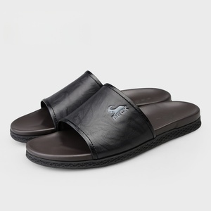 Pantuflas Casuales para Hombre, Diseño de una Pieza Antideslizante, Parte Superior de Plástico y Forro de Felpa, Uso Interior/Exterior, Verano, con Detalle de Hebilla - Product Image 2
