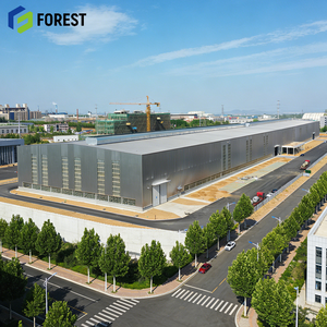 Bâtiment d'entrepôt industriel à ossature métallique haute hauteur avec plans d'ingénierie estampillés, usine certifiée ISO9001 - Product Image 1