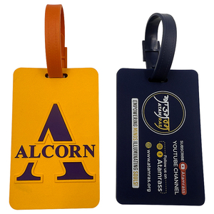 Etiqueta de Equipaje Personalizada con Logotipo, Etiqueta de Equipaje de PVC Suave para Viajes de Seguridad en Aerolíneas - Product Image 1