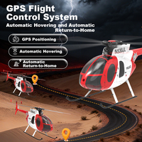 Hélicoptère YUXIANG F119S(MD500) 9CH GPS 1/16 Flux optique +LiDAR TOF/Altitude Hold Double moteur brushless 350m 18 minutes de vol Avion RC