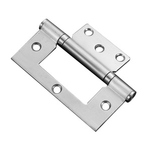 Bisagra de Acero Inoxidable para Muebles, 4 Pulgadas, 201, Superficie Cepillada, Montaje en Superficie, Silenciosa, para Puertas y Armarios de Madera - Product Image 3