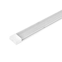 Vente flash : tube lumineux LED plat en fer de 120 cm (1200 mm, 1,2 m) avec diffuseur prismatique en cristal, 36 W, 60 W, 54 W, 80 W, 100 W