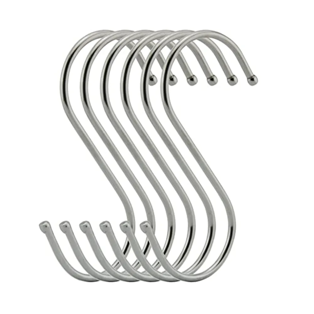 Fabricantes personalizados Silver Brass S Hook Via Uso De Variedade