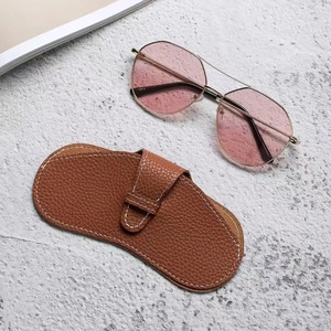 Étui à lunettes écologique en PU souple, boîte de protection pour lunettes, étui rectangulaire tendance pour le <span class=keywords><strong>rangement</strong></span> des lunettes et des cartes - Product Image 6